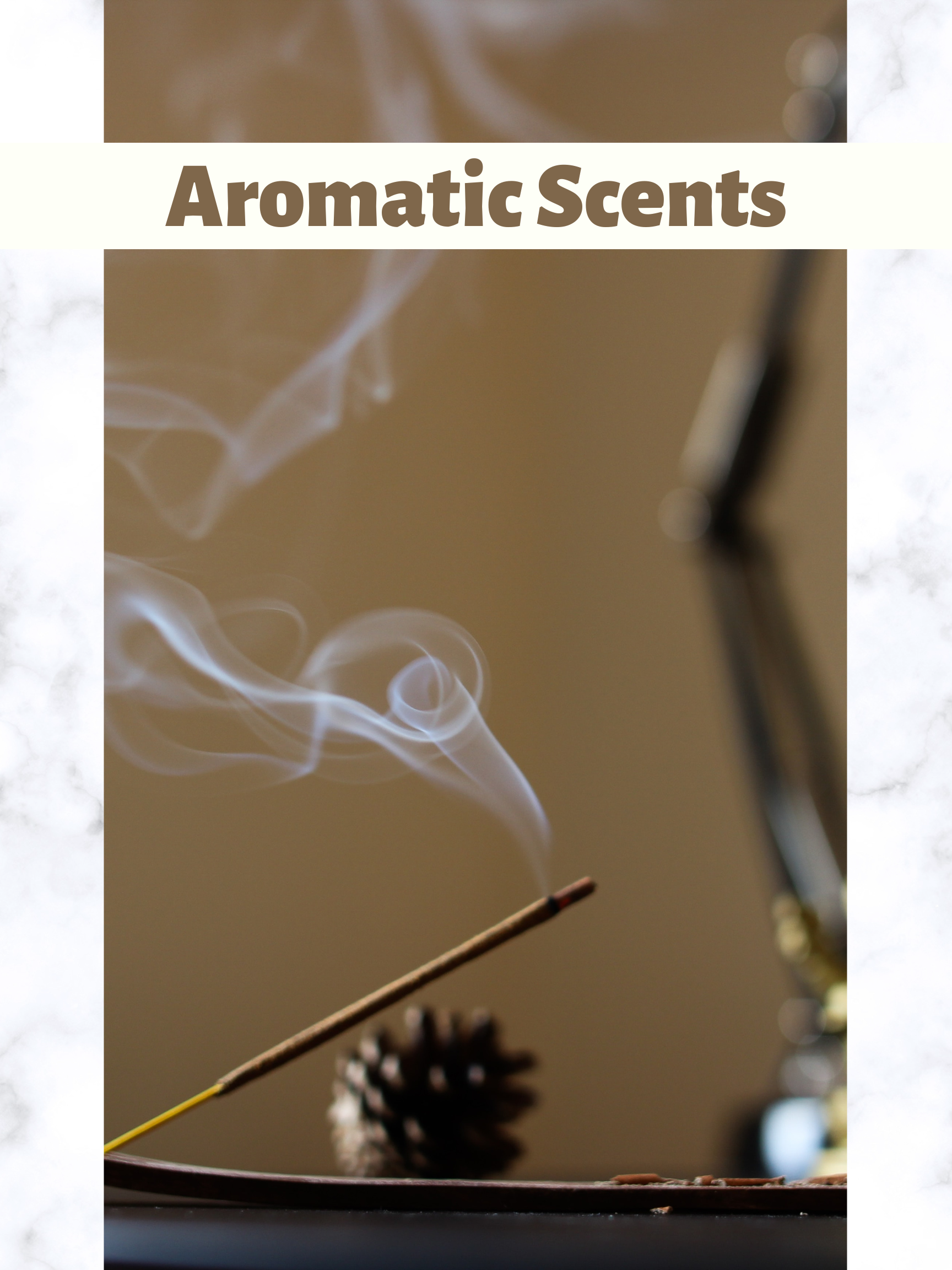 incense sticks (aromatic fragrances)